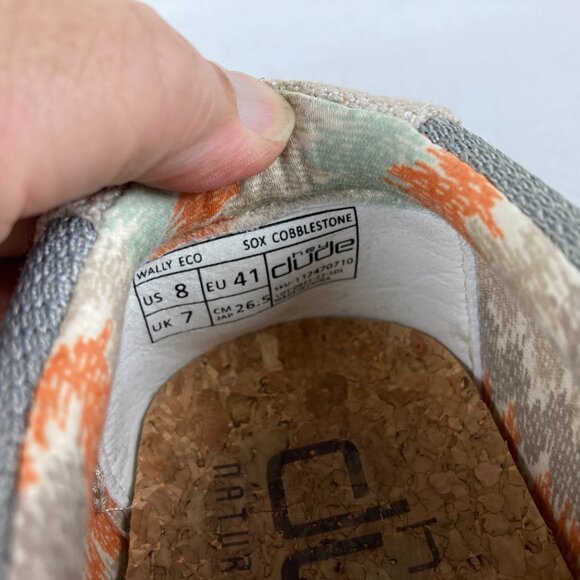 Hey Dude Mens Sz 8 Wally Eco Gray Slip On Comfort Stretch Loafer Shoe - Picture 7 of 8